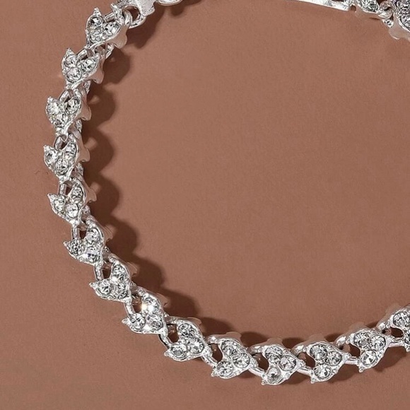 Silver & Rhinestone Bracelet - Picture 3 of 4